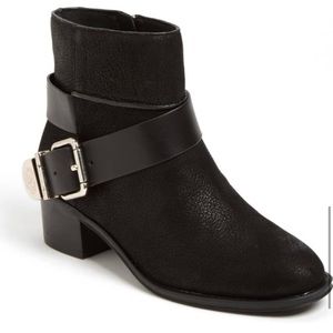 Vince Camuto Black Romeo Ankle Boots